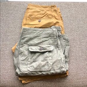 American eagle men’s cargo shorts